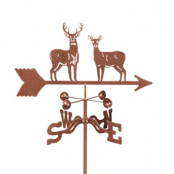 Classic Accessories Standing Deer Weathervane with Four Sided Mount VE901327